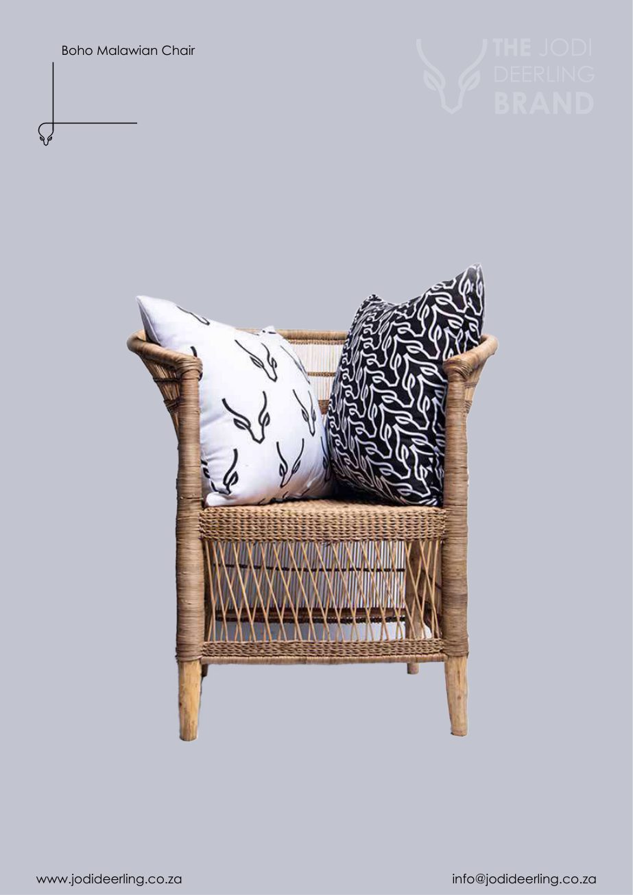 Boho Malawian chair from the catalogue