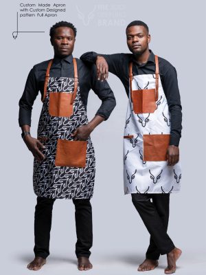 Custom Made Apron Full with Pattern