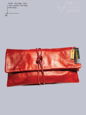 Stylish Shoulder Genuine Leather Fold Bag